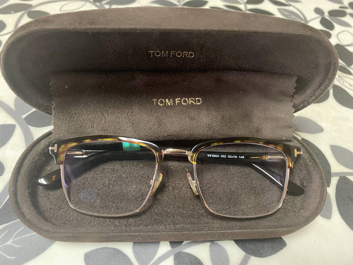 TOMFORD トムフォード TF5504 052 メガネ サングラス レイバンの入札