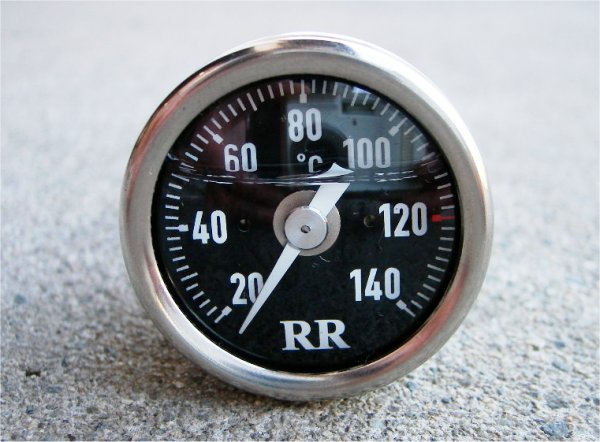 ○RR社油温計 CX500 CBX400F CBX750F VF750F GL400 GL500 黒/014