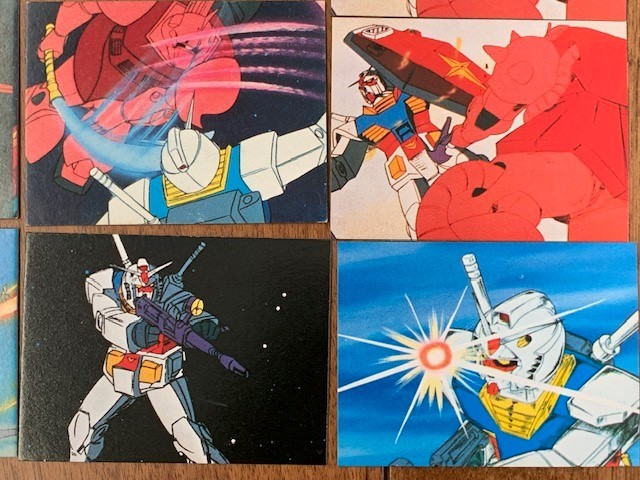 昭和レトロ 機動戦士ガンダム 一等賞、特賞、ラッキーカード 、8枚 