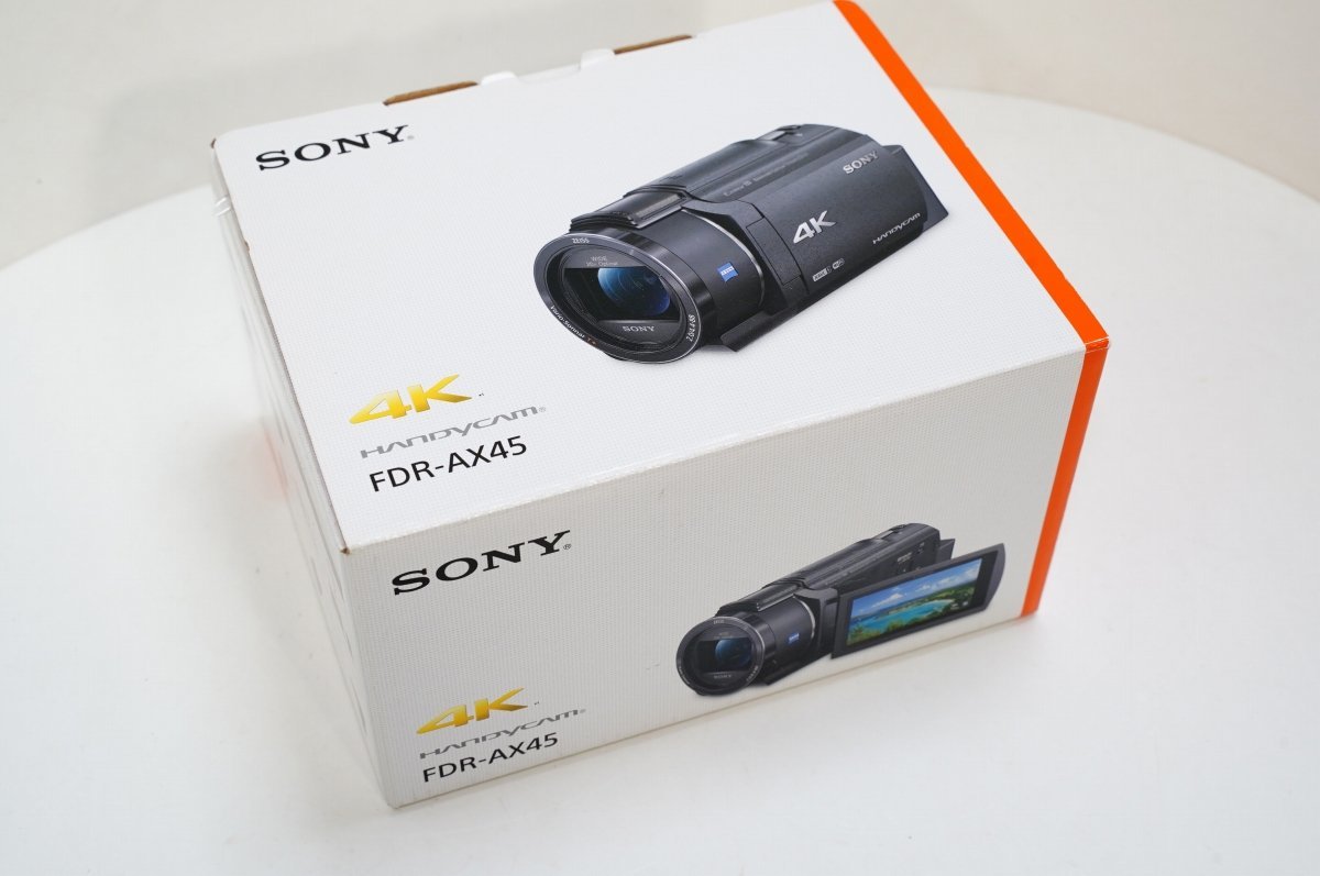 1円 SONY FDR-AX45 64GB SDカード付属 光学20倍 デジタル250倍ズーム