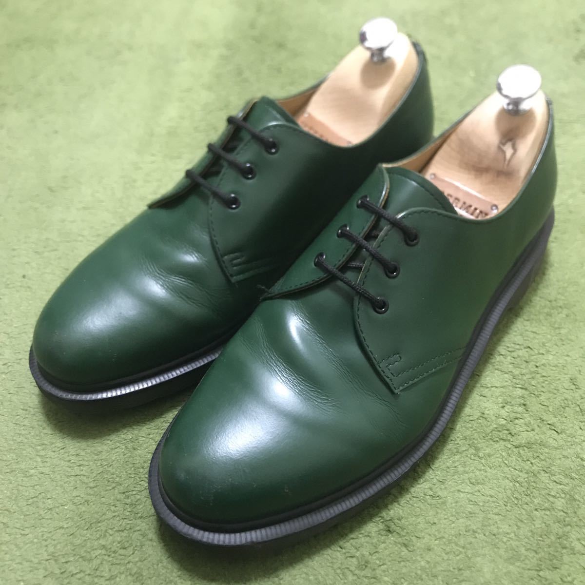 極美品Dr.Martens 3ホール1461革靴29.0UK10深緑 【公式通販】