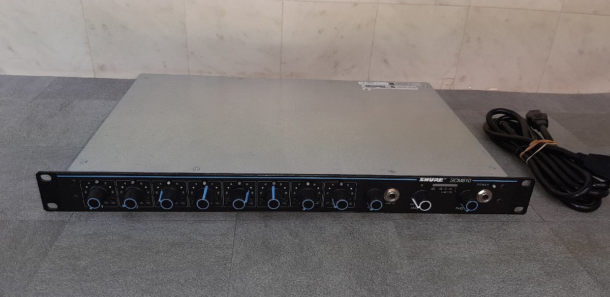 05S72□SHURE オートマチックミキサー SCM810□ Shure SCM810 Mixer
