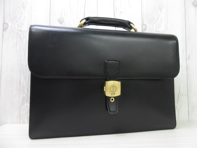 ダンヒル ビジネスバッグ dunhill - 極美品 レザー Dunhill 2way トートバッグ ビジネス キャンバス スリム 極美品dunhill カドガン バッグ カーフレザー