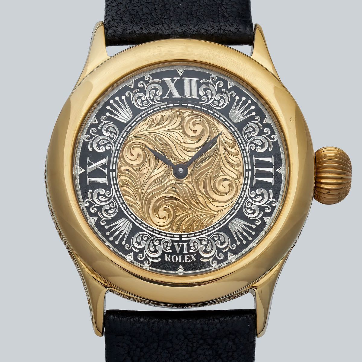 アンティーク/ヴィンテージROLEX懐中時計を アレンジした40mm シルバー