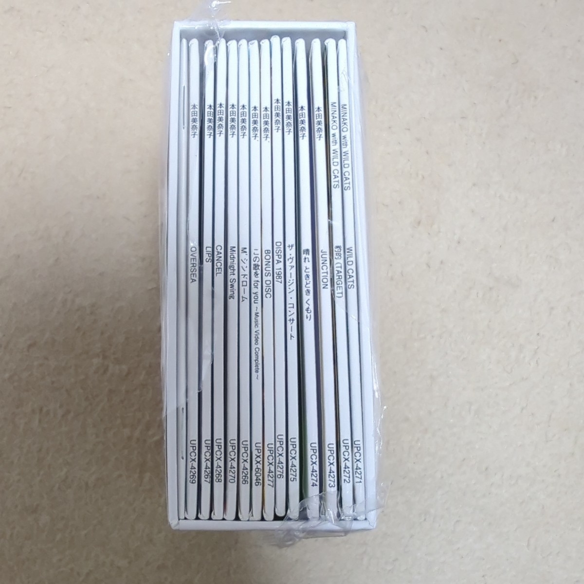 本田美奈子 CD-BOX 『35周年メモリアル Complete album box』BEST 紙