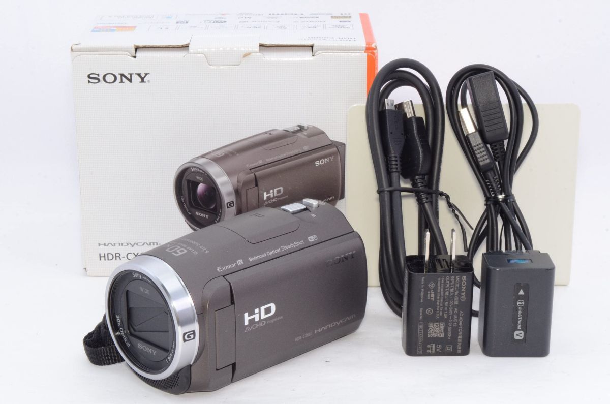 Sony ソニー ビデオカメラ Handycam ブロンズブラウンHDR-CX680 TI