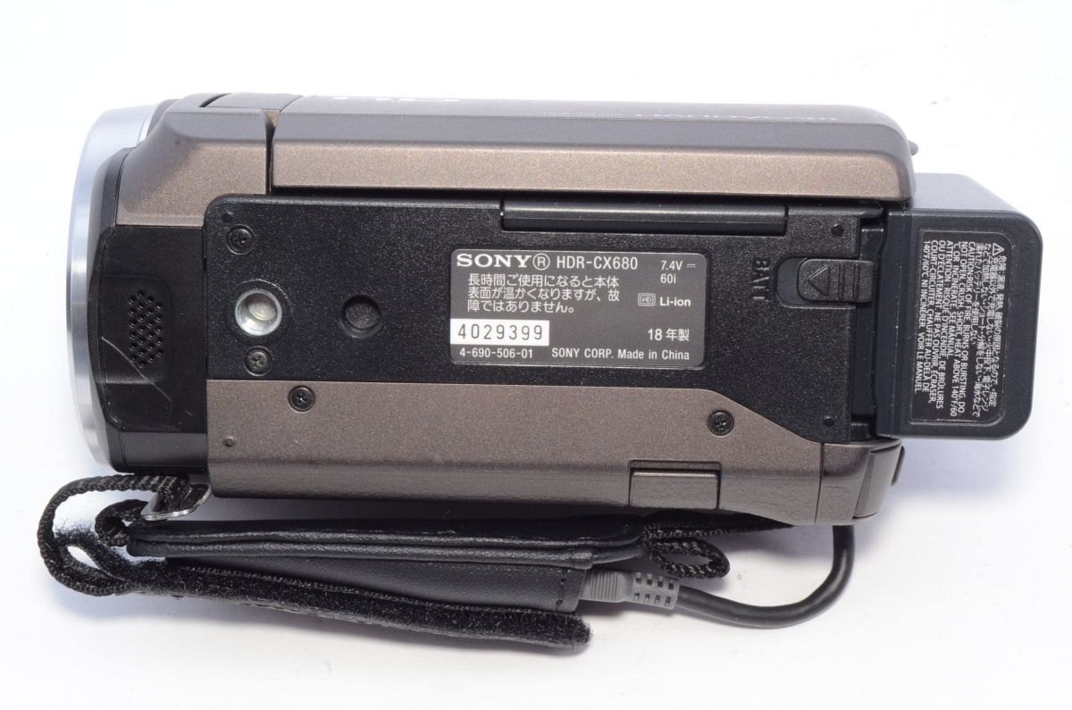 Sony ソニー ビデオカメラ Handycam ブロンズブラウンHDR-CX680 TI