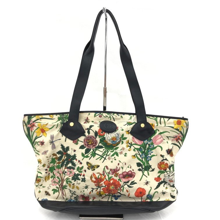 【BEAK6074】GUCCI グッチ　フローラ　トートバッグ　002 113 0210 花柄