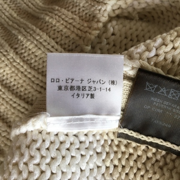★美品★Loro Piana アイボリー 長袖　レディース　 S ☆美品☆Loro Piana アイボリー 長袖 レディース S 2026年最新】Loro