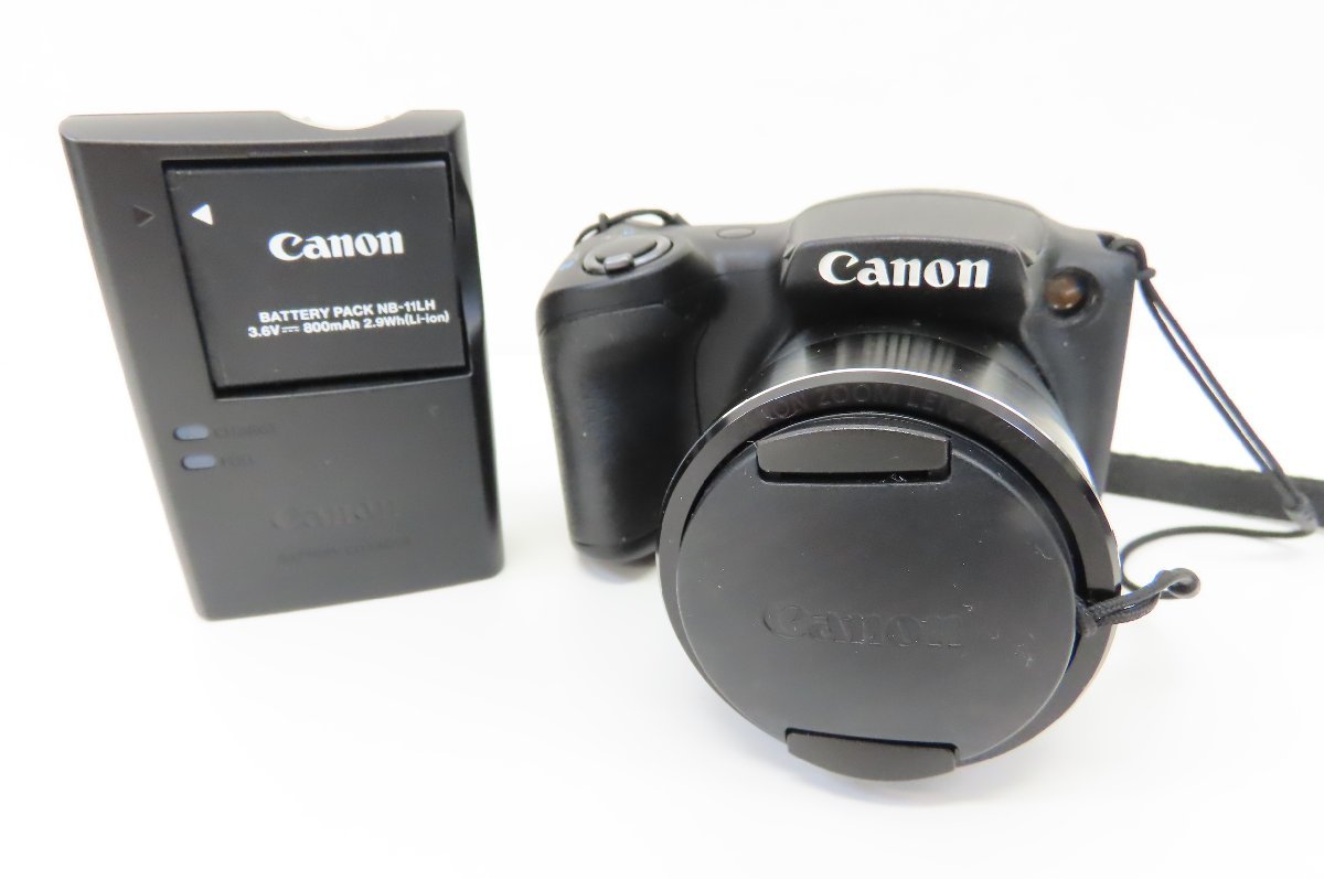 Canon/キャノン PowerShot SX410 IS 光学40倍ズーム デジカメ ブラック 
