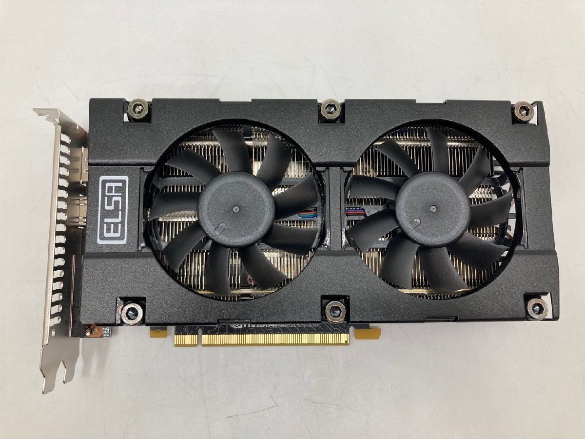 ELSA】ELSA GEFORCE GTX 1060 6GB S.A.C.R2 GD1060-6GERS2 中古