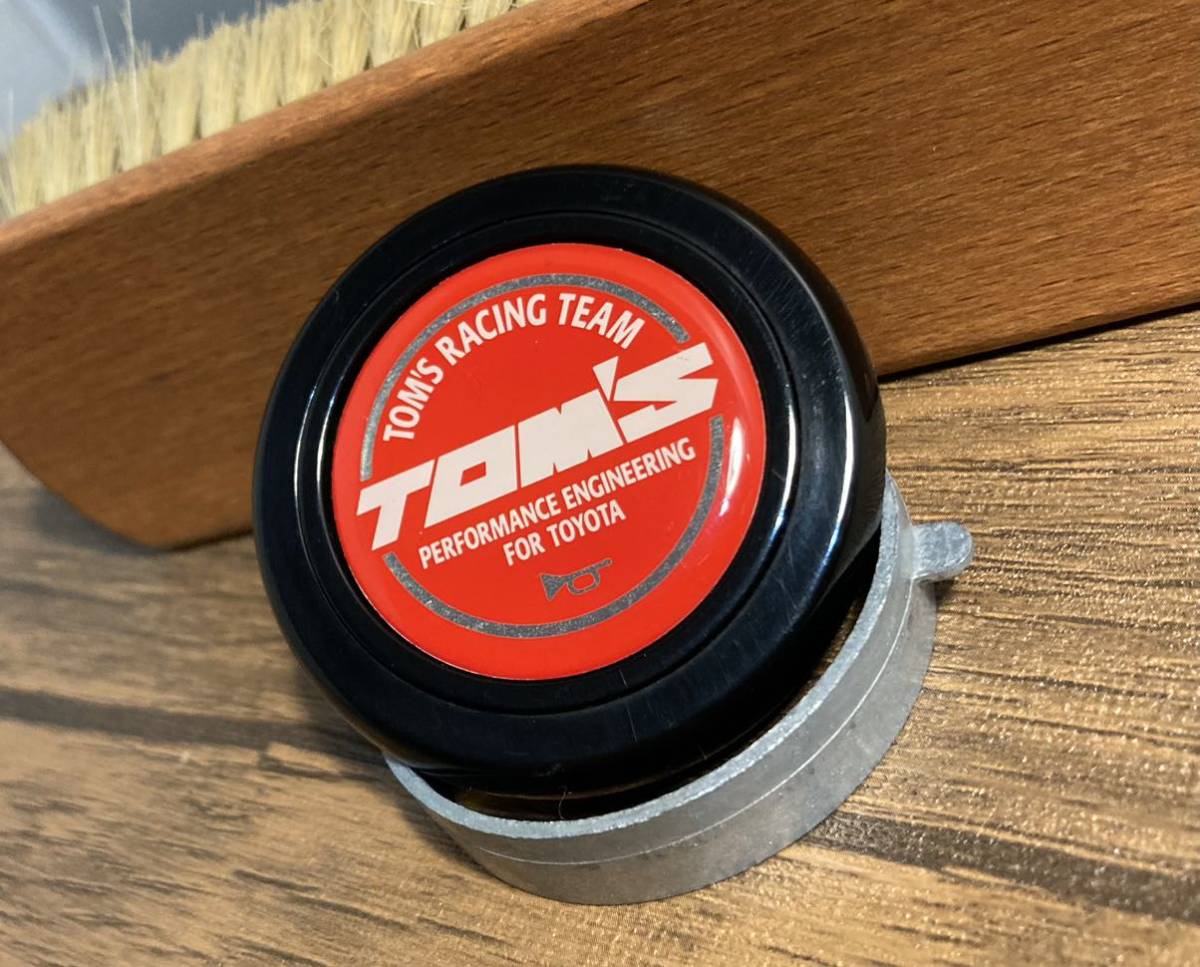 レア】TOYOTA TEAM TOM'S トヨタ トムス ホーンボタン 当時物 TRD