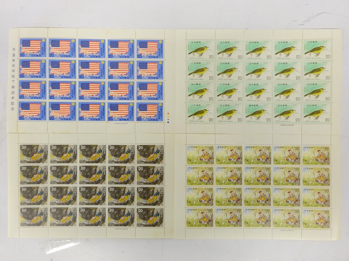 1円～ おたからや◇G0513-38 未使用シート切手大量 20円×20×200枚 15円