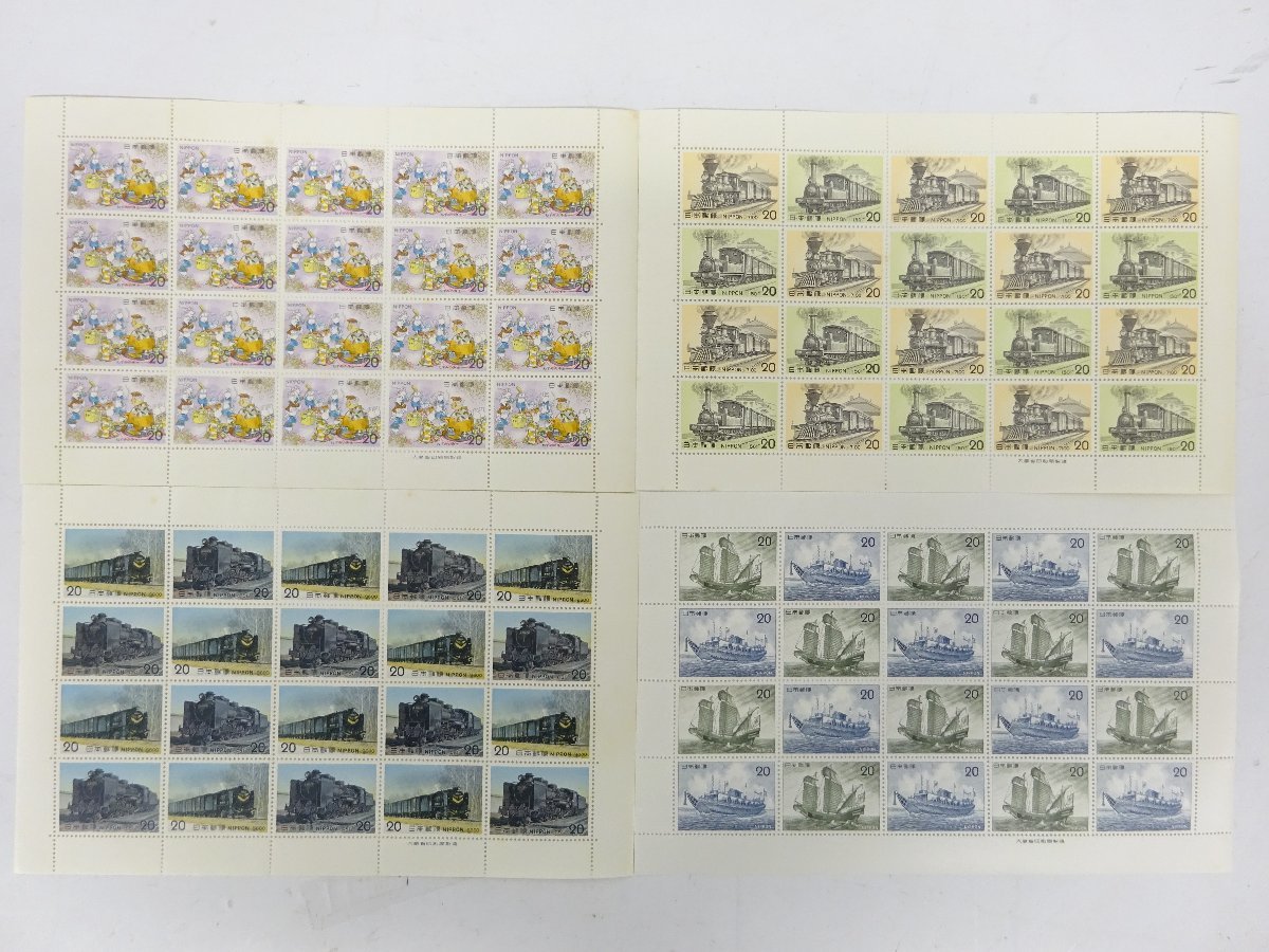 1円～ おたからや◇G0513-38 未使用シート切手大量 20円×20×200枚 15円