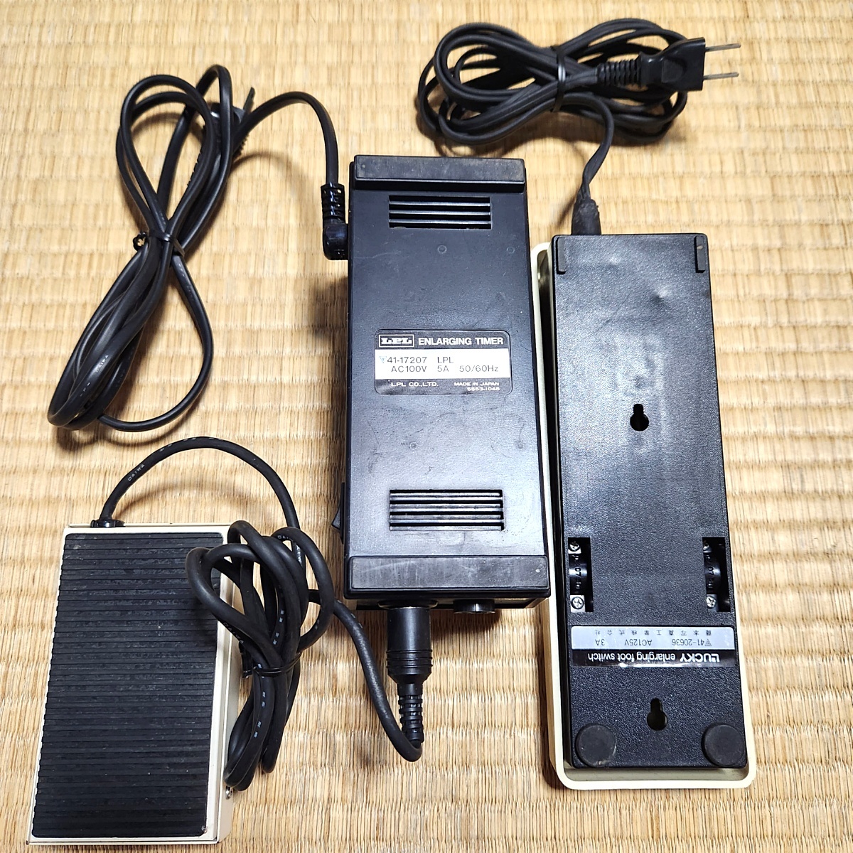 LPL 引き伸ばし タイマー AE-100 フットスイッチ LPL LUCKY 80s23-1847 