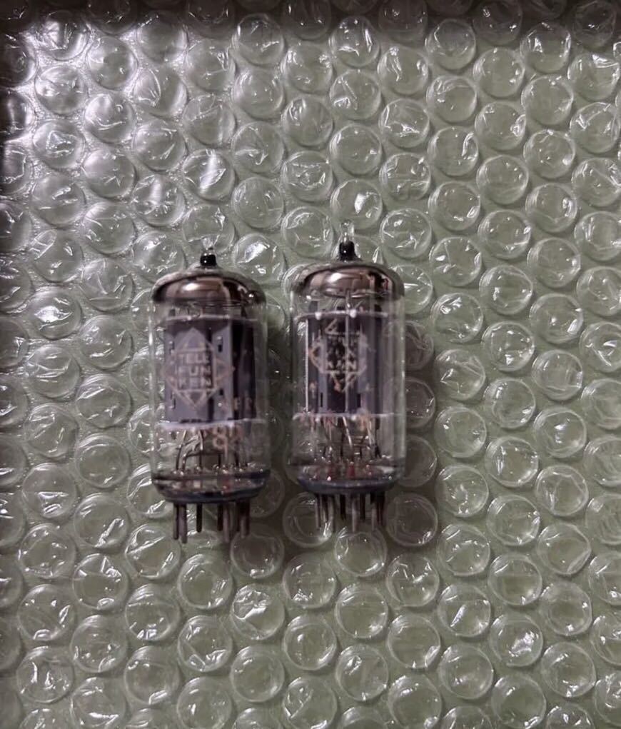 真空管 TELEFUNKEN ECC82/12AU7 動作品 2本 ◇マークなし アンプ
