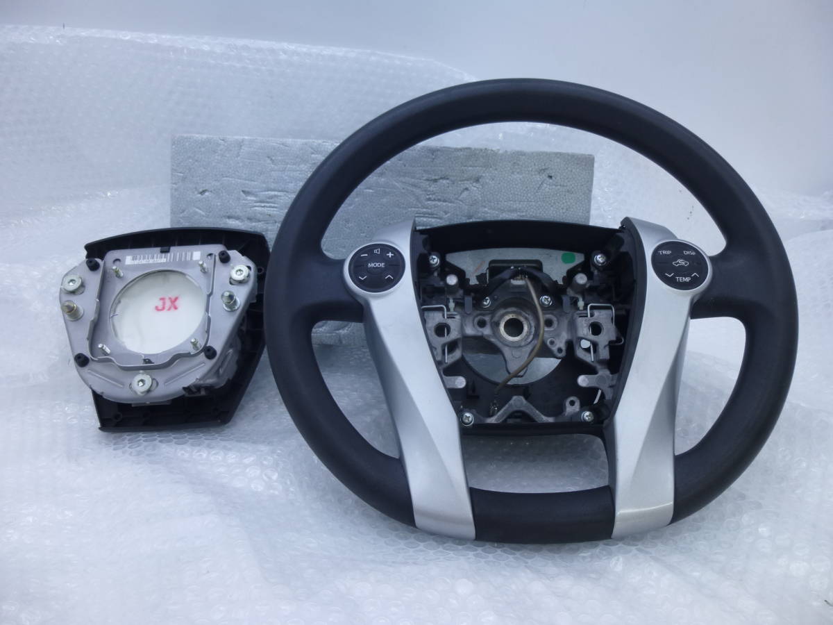 ZVW30 トヨタ プリウス 前期 ステアリング ハンドル スイッチ ホーン