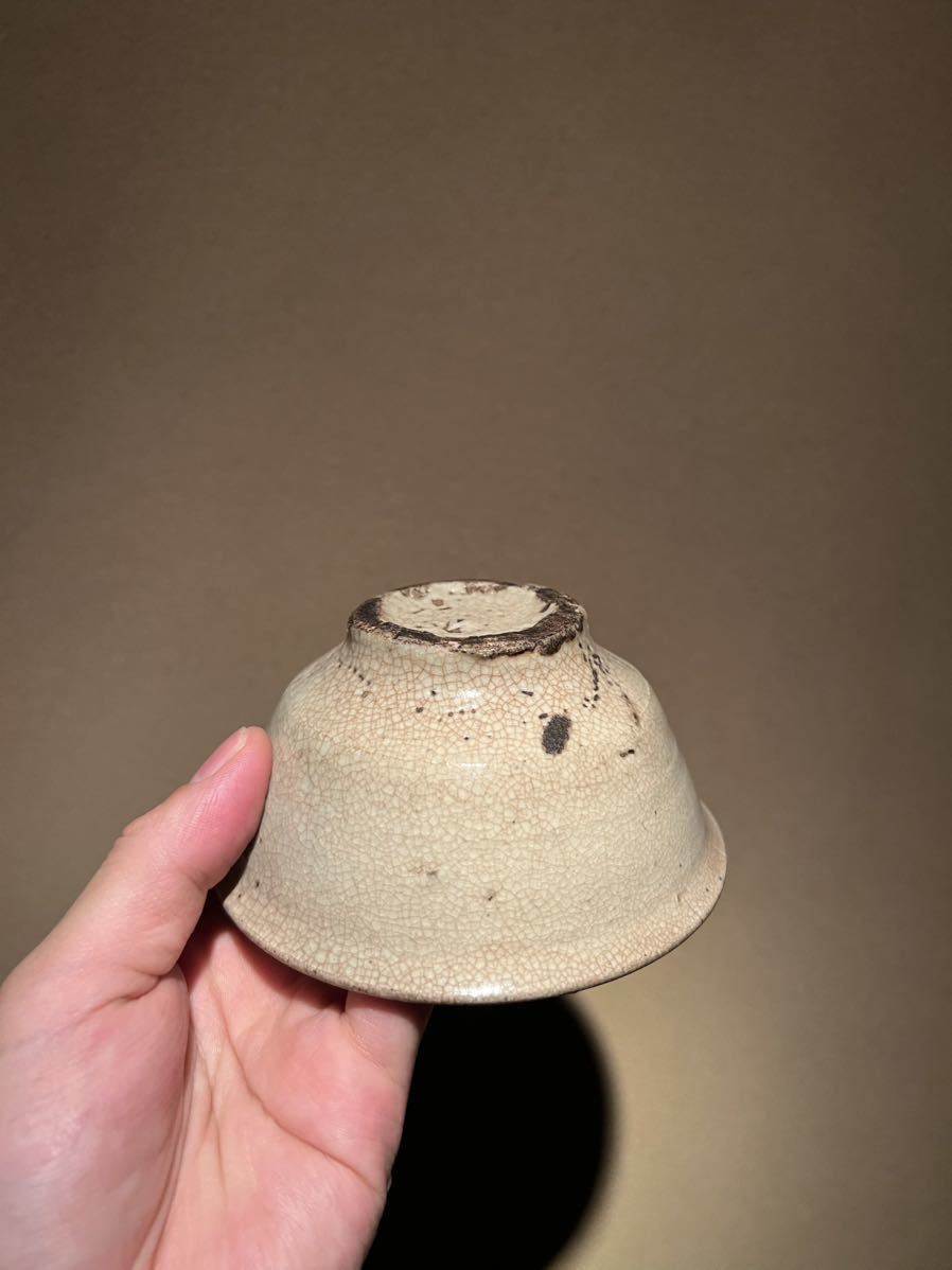 特別出品【 李朝 井戸手盃 】 高麗青磁 分院 古伊万里 古唐津