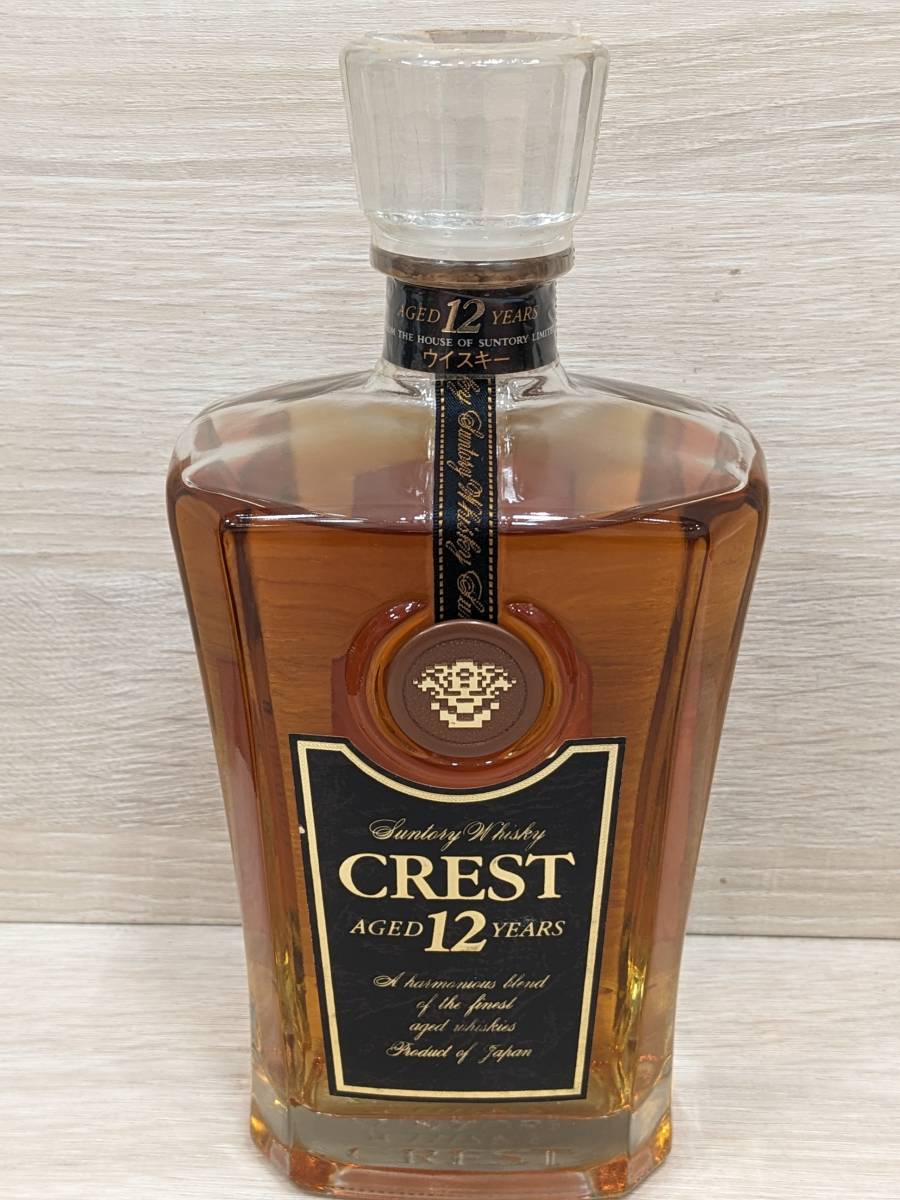 CREST サントリー クレスト SUNTORY 12年 ウイスキー 未開栓 700ml 古 