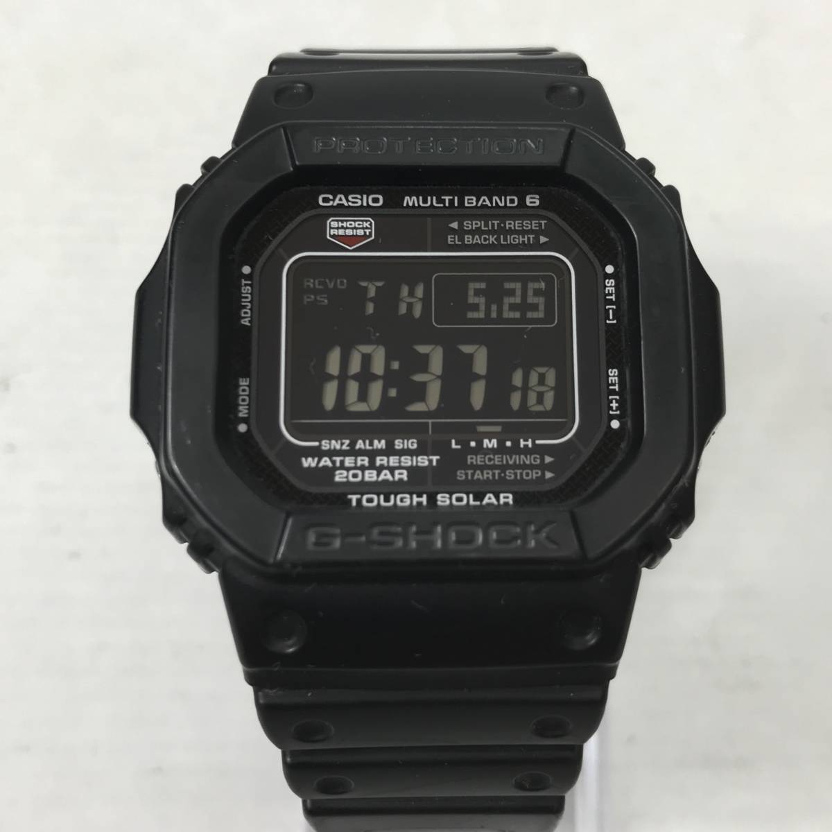 カシオ 美中古☆電波ソーラーGショック☆GW-M5610BB☆Grossy Black [美品]