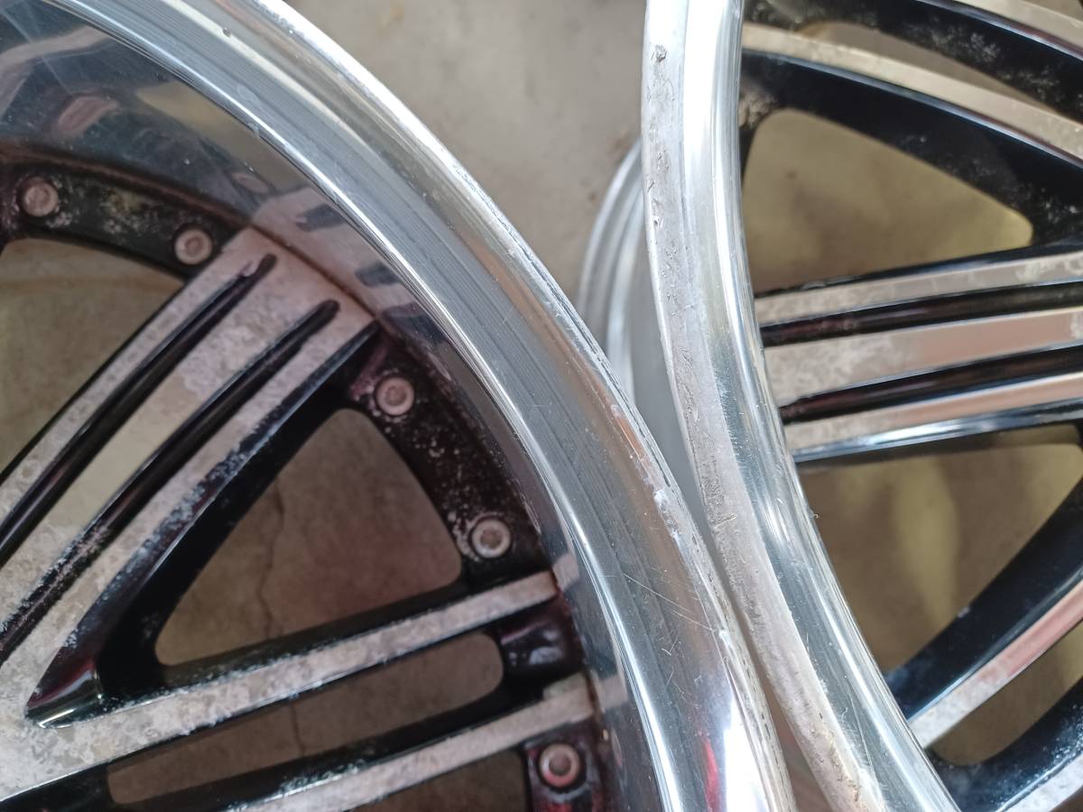 No.1322【WORK☆VARIANZA 19インチアルミホイール】深リム 19×9.5/10.5 
