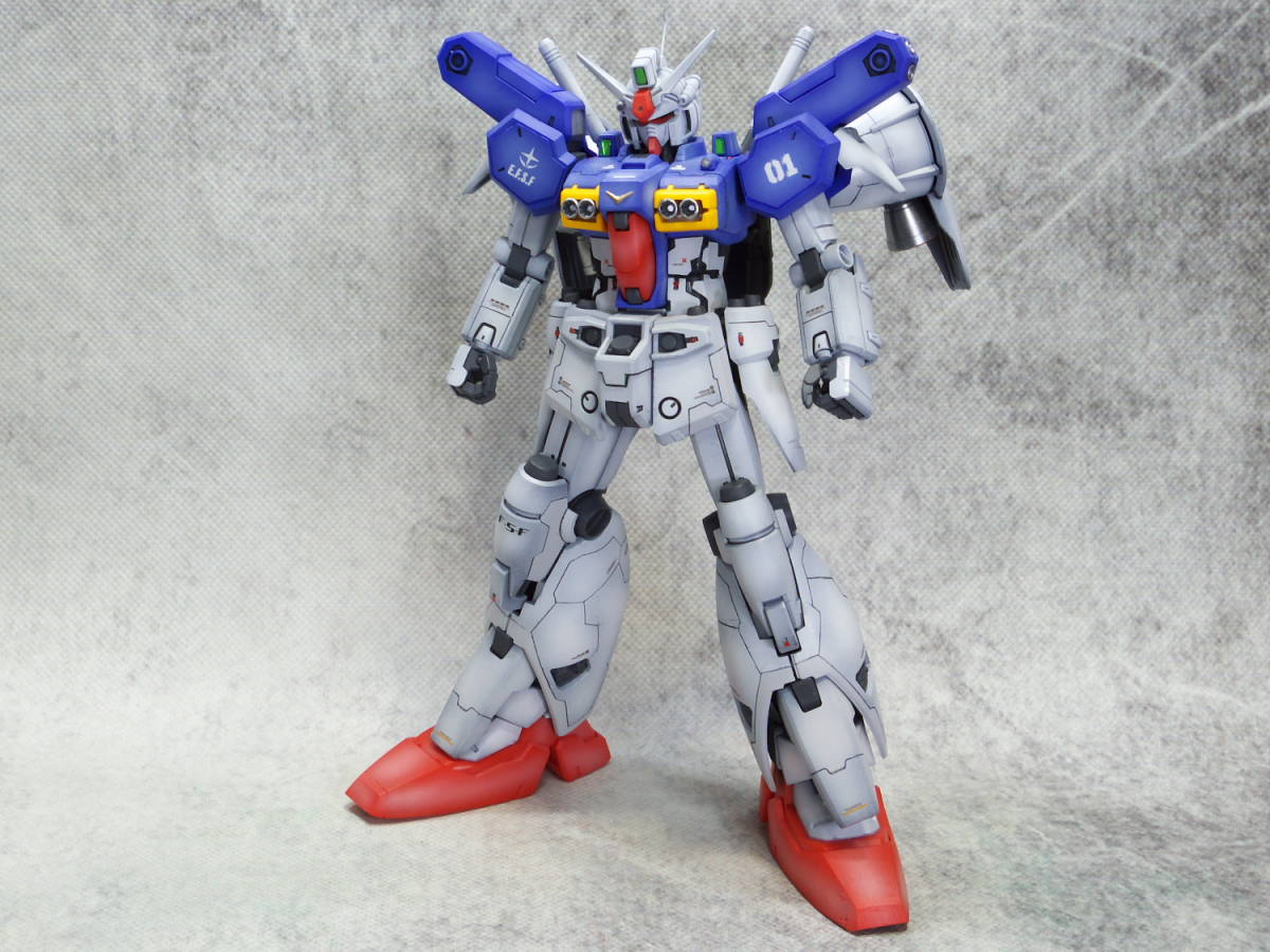 MG ガンダム試作1号機 GP01fb フルバーニアン 改修塗装完成品(完成品 