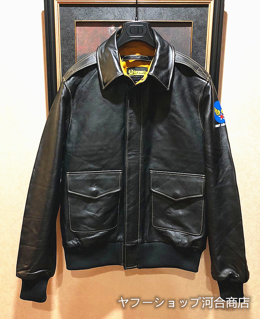 ウィリスアンドガイガー A-2 レザージャケット フライトジャケット 40 ウィリスアンドガイガー a2 フライトジャケット レザージャケット