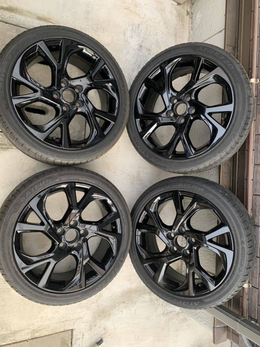 【低価，格安】 215/45/18 C-HR トヨタ純正ホイール ノア ボクシー エクスファイア流用４本セット 18&times;7J +50(ラジアルタイヤ)｜売買されたオークション情報、yahooの商品情報をアーカイブ公開 - オークファン 5穴