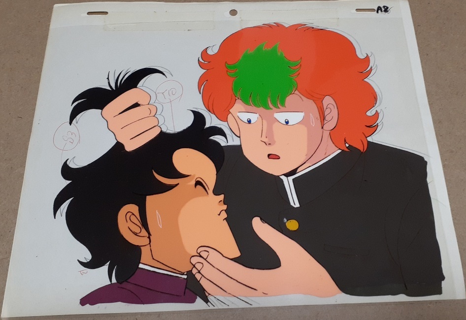 ハイスクール奇面組 アニメセル画 激レア・ハイスクール奇面組「セル