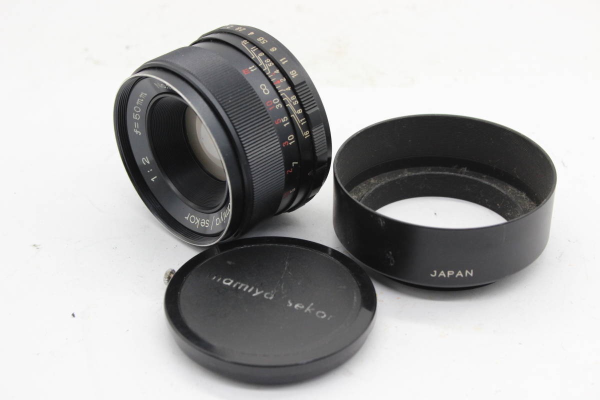 訳あり品】 マミヤ Mamiya Sekor Auto 50mm F2 M42マウント レンズ