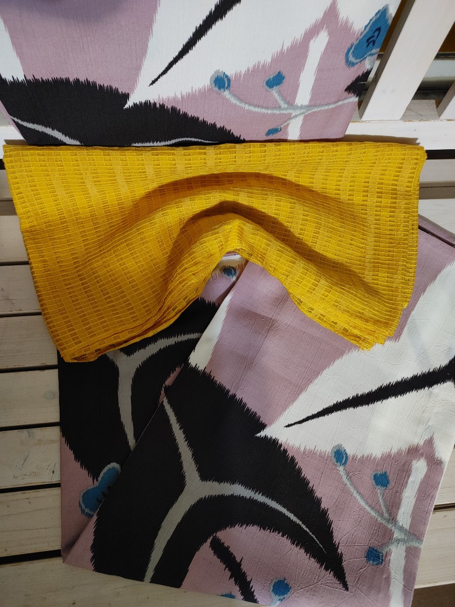 撫松庵　帯りぼん　兵児帯　浴衣帯　化繊　レース帯