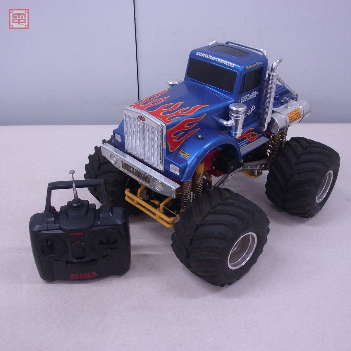 組立済 タミヤ 1/10 4×4×4 オフロードモンスタートラック ブルヘッド 