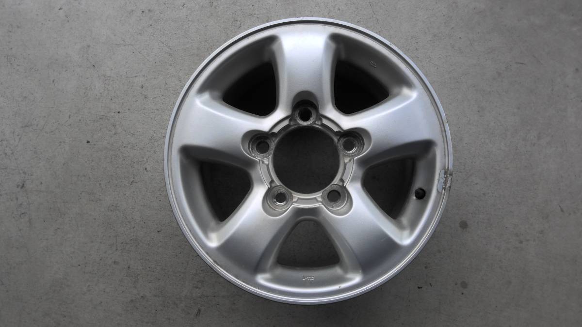ランクル 100 8Jx16 ＋60 PCD150 5H 純正アルミホイール 1本 中古品☆