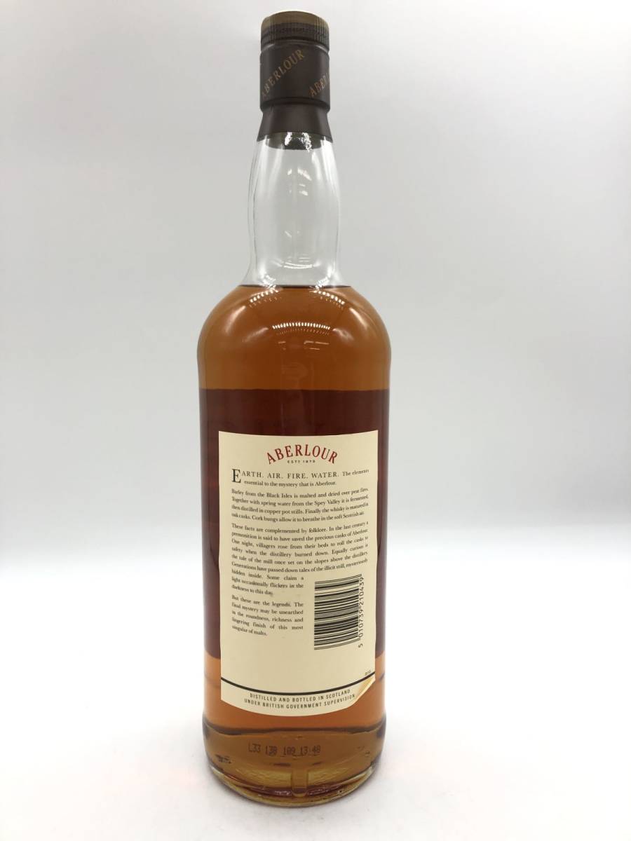 0530-004S③20394 お酒 1000ml 43% ABERLOUR GLENLIVET 12年