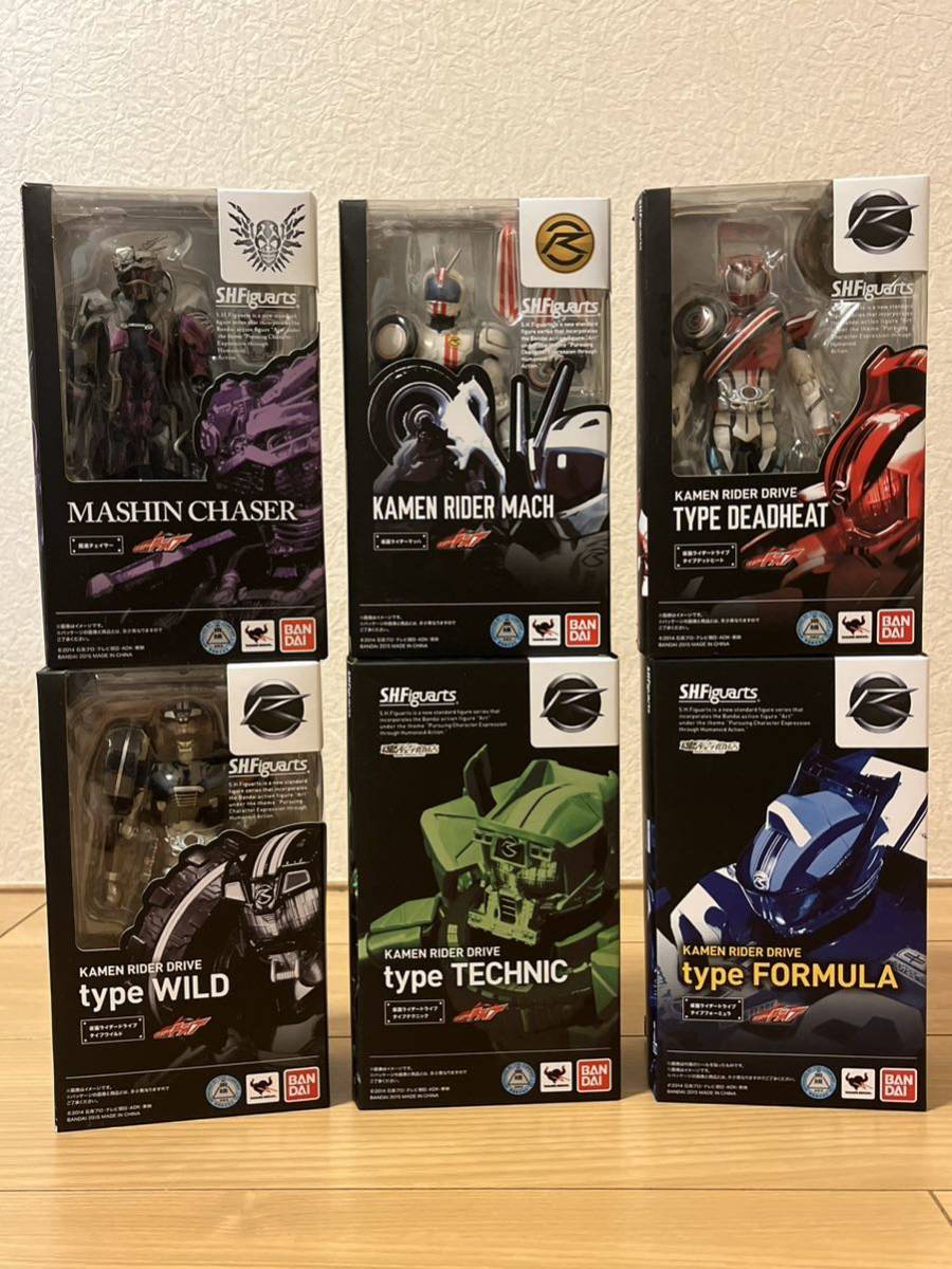 1円スタート！）S.H.Figuarts 仮面ライダードライブ 全18体セット  