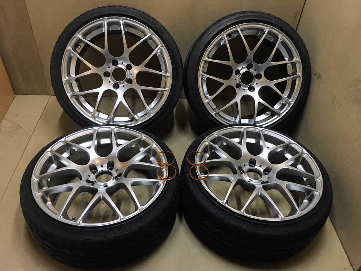 BMW E46 Mスポーツ 19インチ メッシュ バリ溝 タイヤホイールセット 3 