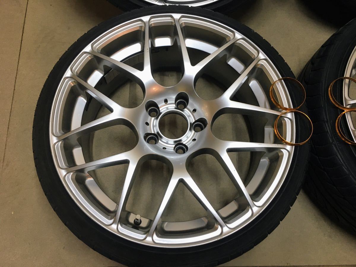 BMW E46 Mスポーツ 19インチ メッシュ バリ溝 タイヤホイールセット 3 