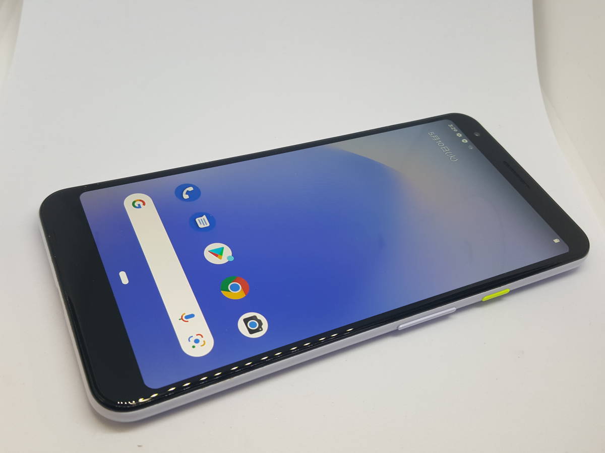 ☆送料無料選択可☆ジャンク品☆SoftBank★Pixel 3a XL 64GB(パープル)☆除菌済み☆0125004404☆CH 5/18
