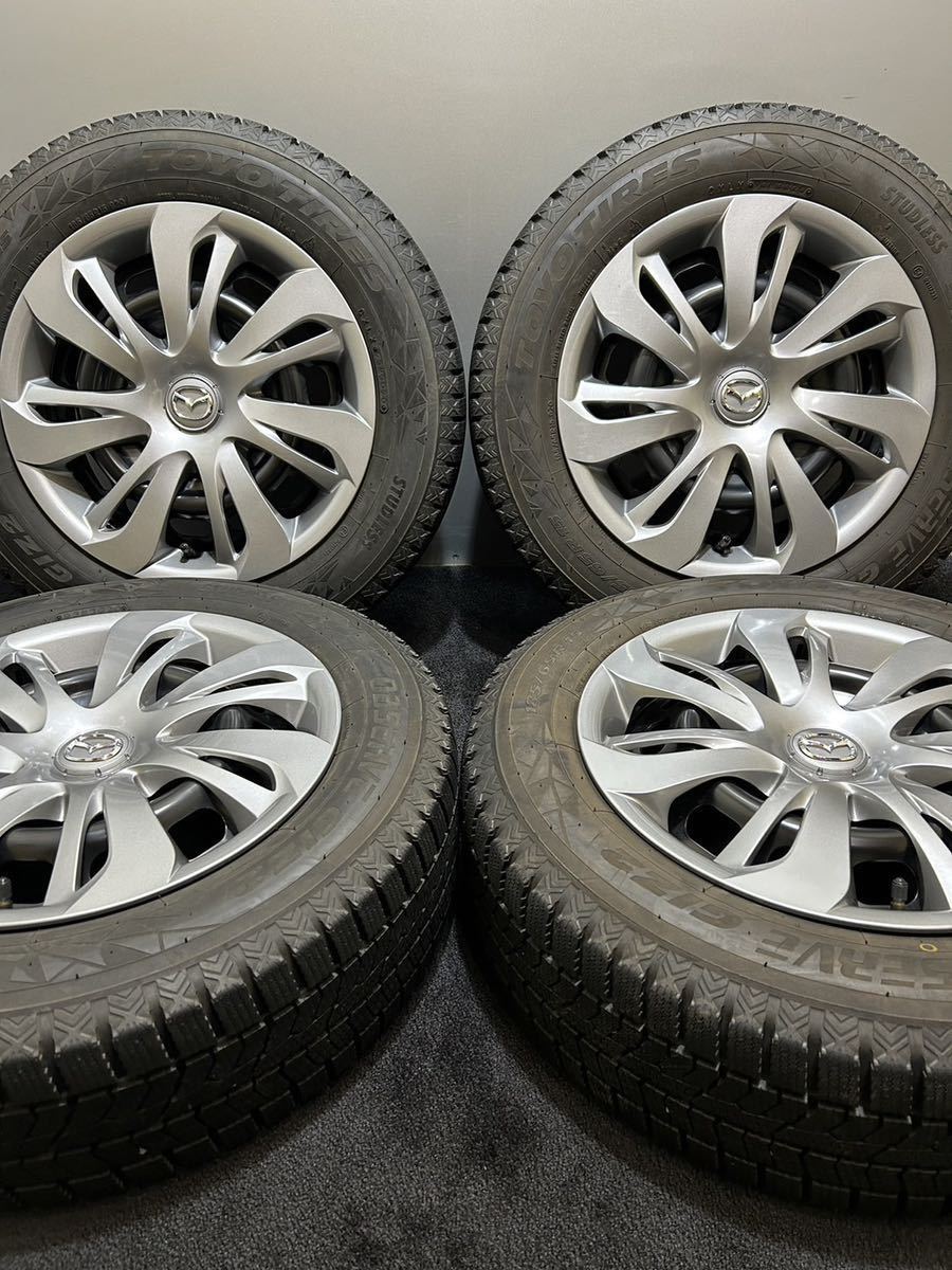 185/65R15 TOYO/OBSERVE GIZ2 20年製 マツダ デミオ 純正 スチール 15