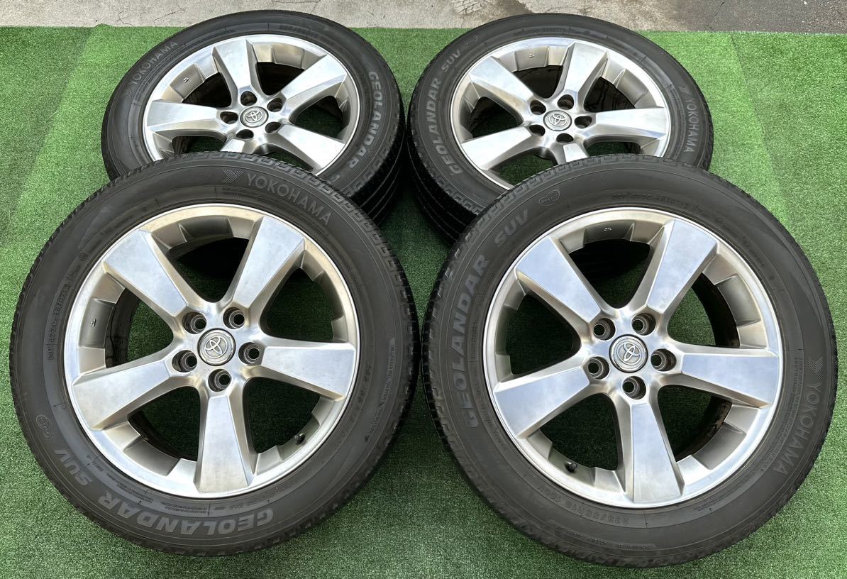 トヨタ 30系 ハリアー 純正 18インチ 235/55R18 1本① 激安 4本セット