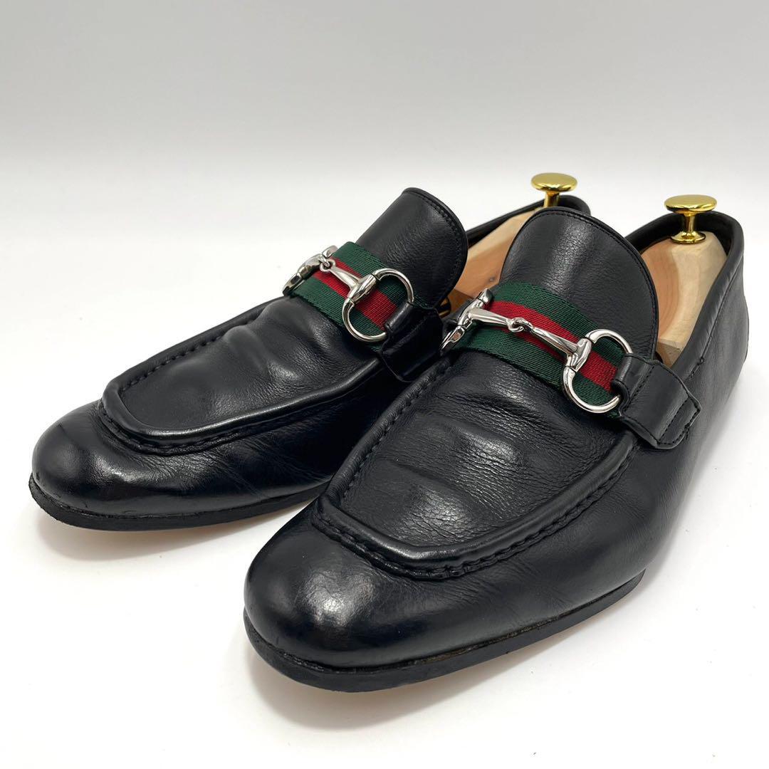 GUCCI グッチ ローファー ビジネス シェリーライン ホースビット
