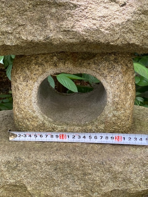 逸品 時代 石灯篭 石灯籠【東京 直接引取限定】検 立灯篭御影石出雲来 