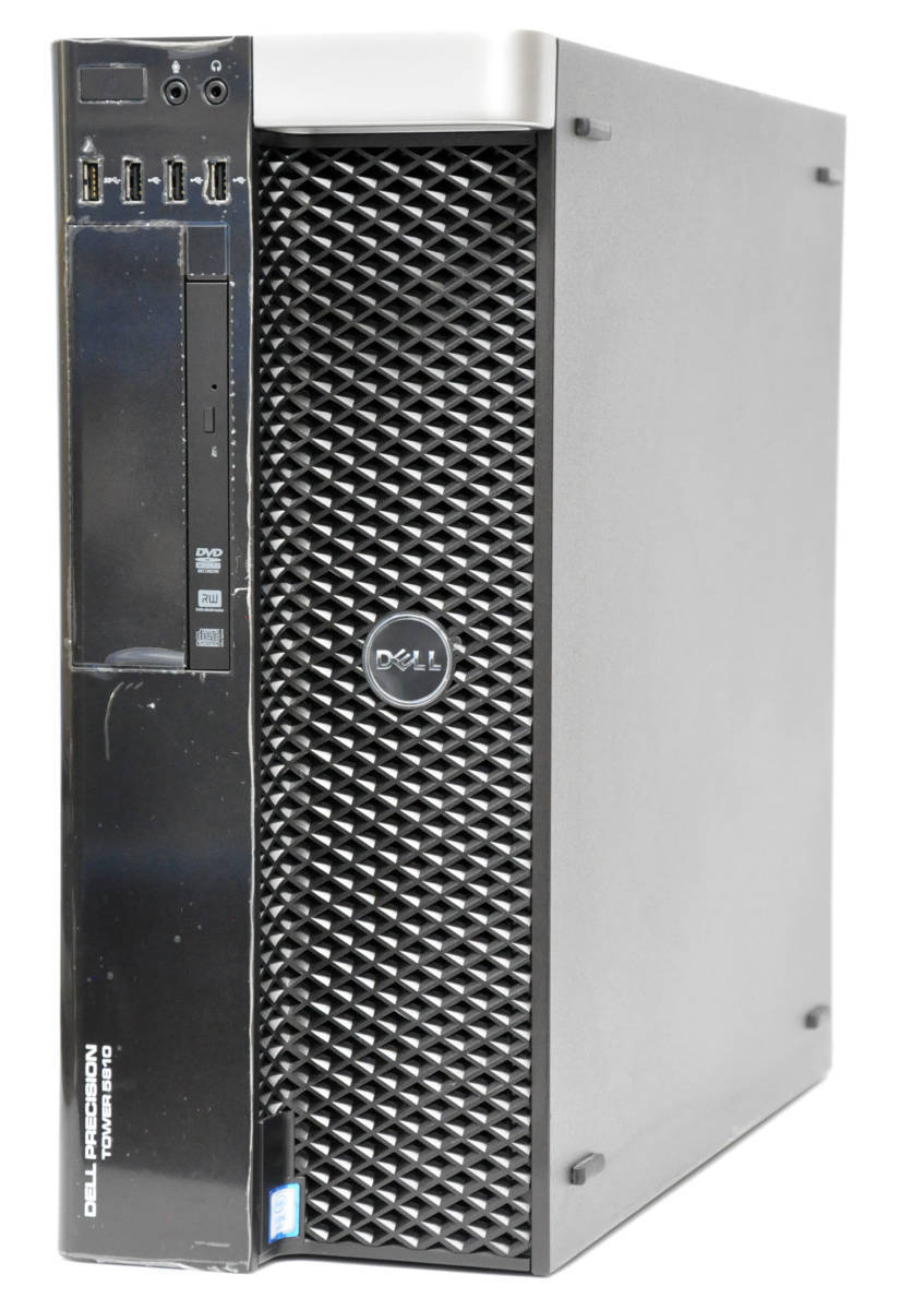 大容量SSD搭載 ! DELL Precision T5810 Xeon E5-1620v3 3.5GHz / メモリ16GB / SSD 256GB+HDD 1TB / マルチ / GeForce GT635 / Win10