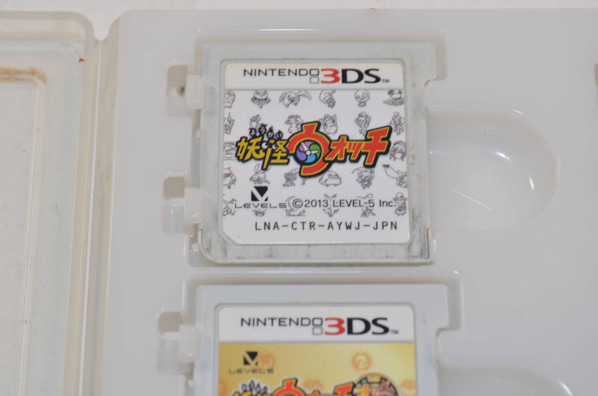 ☆4本セット 動作良好☆3ds ソフト 妖怪ウォッチ 妖怪ウォッチ2 本家 