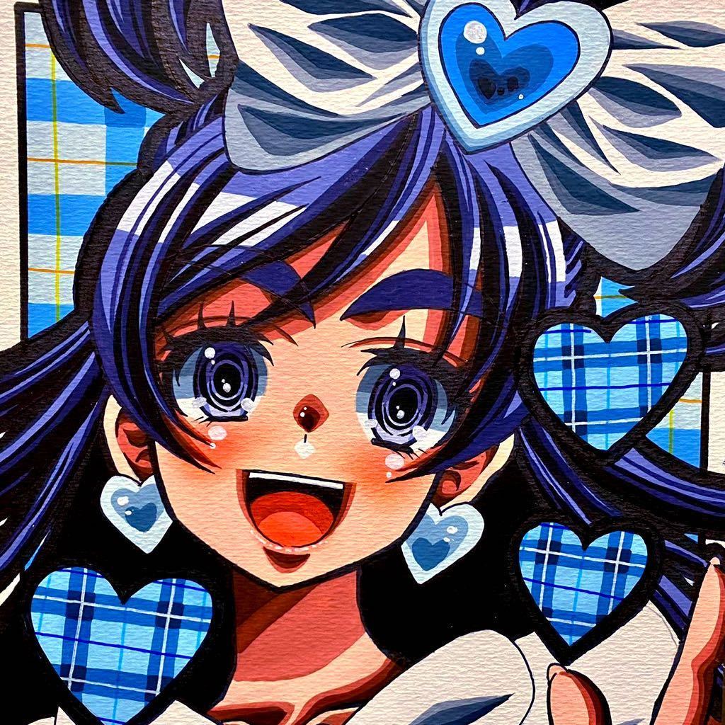 ○同人手描きイラスト○ふたりはプリキュア キュアホワイト○A4サイズ