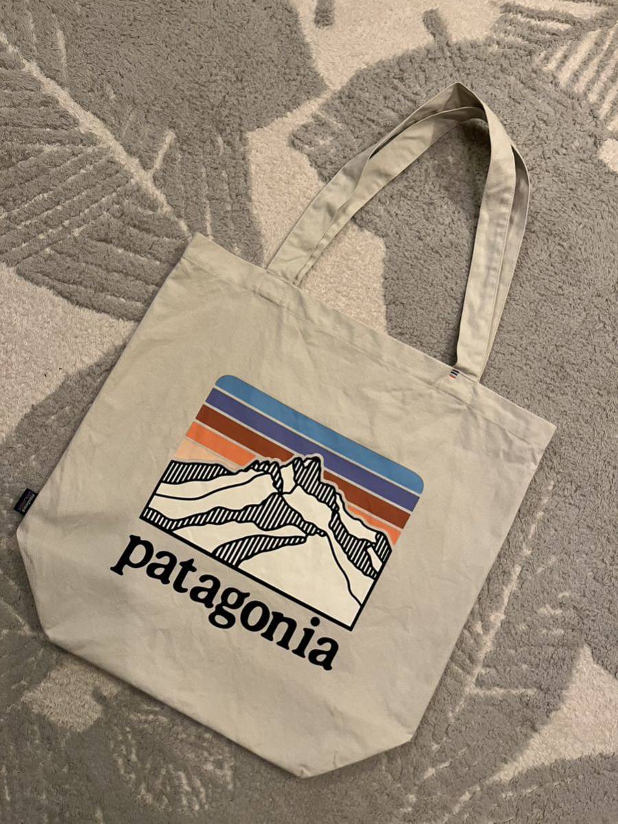 美品 Patagonia パタゴニア トートバッグ キャンバス生地 サーフィン ハイキング 登山トレッキング トレラン キャンプ size43×43×15cm