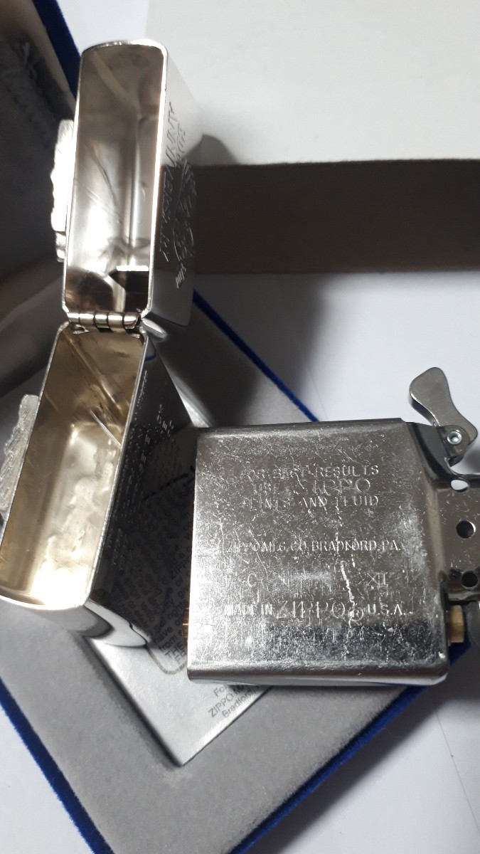 未使用 ULTRAMAN Zippo 30th ANNIVERSARY STERLING SILVER 