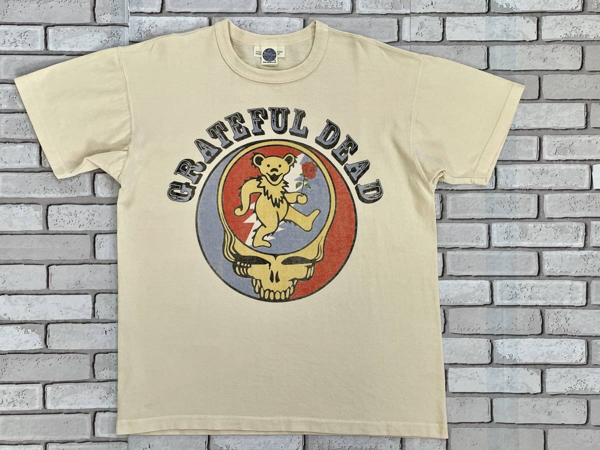 ＵＳＥＤ　トイズマッコイ　TOYS McCOY　半袖Ｔシャツ　サイズＬ　GRATEFUL DEAD　グレイトフルデッド　日本製