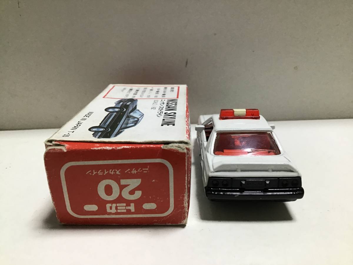 赤箱 トミカ No.20 スカイライン パトロールカー (日本製) 神奈川県警 赤箱 トミカ No.20 スカイライン パトロールカー (日本製) 神奈川県警