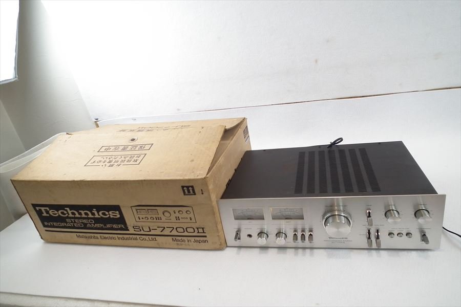 Technics テクニクス SU-7700 II アンプ 元箱付き 現状品 230507A5206B 